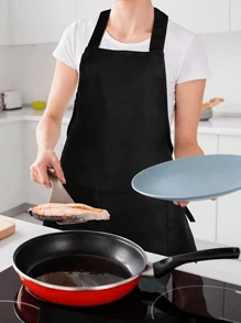 1 件 字母系列金色黑色罗马月桂冠可爱字母派对情人节派对婚礼涤纶印花围裙、厨房、浴室、家居、家居用品 - 彩色 - 查看 3