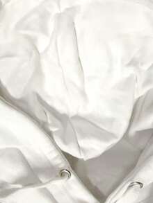 Oversized Style For Women, Festive Women's Plus Size Christmas Print Hoodie Short Sleeve Crew Neck Top For Spring And Summer Casual Wear, A Double-Layer Hood Hoodie, Fleece Lining For Excellent Warmth - trắng - Xem 6