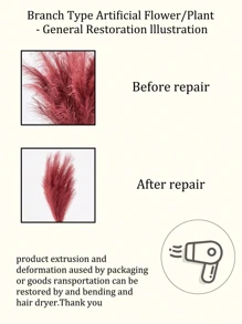 5/10/20 片装人造芦苇草，长 55 厘米/21.6 英寸，柔软耐用的涤纶材质，不褪色，抗压，可弯曲且可恢复原状，塑料人造植物，房间装饰，客厅装饰，卧室装饰