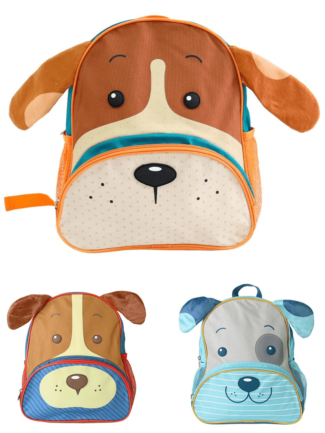 Backpack Children's School Bag With Strap Kids Pets Animals Zoo Animal Girl Boy - trái cam - Xem 1