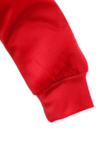 Kids & Teens' New Casual Sports Training Quick-Dry Long Sleeve Sportswear Set, Suitable For Leisure, Sports, Football, Group Activities, Number 7