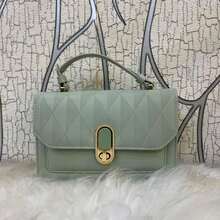 Fashion Women Square Casual Crossbody Handbag - 綠色 - 查看 2
