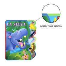 1 Stück spanischsprachiges Kinderlern- und Kognitionsstorybook, 12cm*15,8cm, deformiertes EVA-Buch, Förderung der kognitiven Fähigkeiten von Kindern, Weihnachts-, Erntedank-, Neujahrsgeschenke