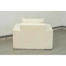 Sofa In A Box Foam Sofa Couch With Pillow, Bean Bag Chairs For Adults Stuffed High-Density Foam, Large Bean Bag Sofa For Living Room Bedroom Gaming Room - 美國白橡+聚酯纖維+泡沫+1座 - 查看 10