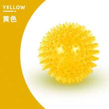 Juguete de perro con chillido de TPR, pelota con chillido de alta elasticidad, pelota con punta blanda, pelota limpiadora dental flotante y resistente al masticado para perros