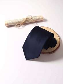 1 条纯色斜罗纹领带，男士，适合日常活动、聚会和礼物、商务装 - 彩色 - 查看 19