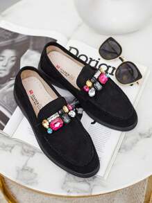Royalfashion 女士镂空莫卡辛鞋 Mettele - 黑色 - 查看 3