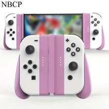 Detachable Grip Compatible With Controller Grip For Switch/Switch OLED JoyCons Controllers Accessories - 紫色 - 查看 1