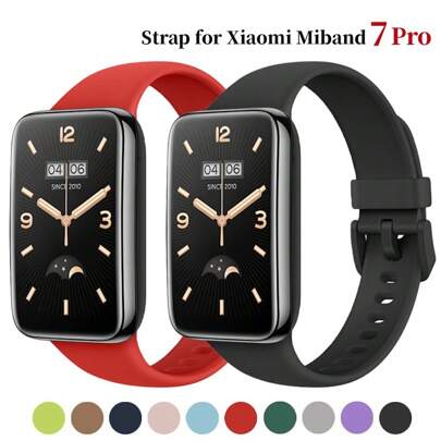 Strap Compatible With Xiaomi Mi Band 7 Pro Silicone TPU Replacement Wristband Smart Watch Bracelet For MiBand 7 Pro Strap Accessories
