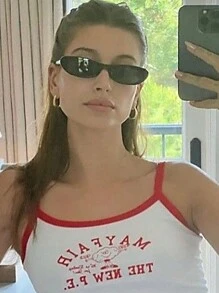 1pc Women Oval Small Frame Classic Minimalist Multicolor Narrow Frame Retro European And American Street Style Outdoor Ins Decor Vacation Travel Fashion Fashion Glasses Y2KFest Music Fest For Summer Beach Vacation,Outdoor,Travel Preppy Style For Back To School