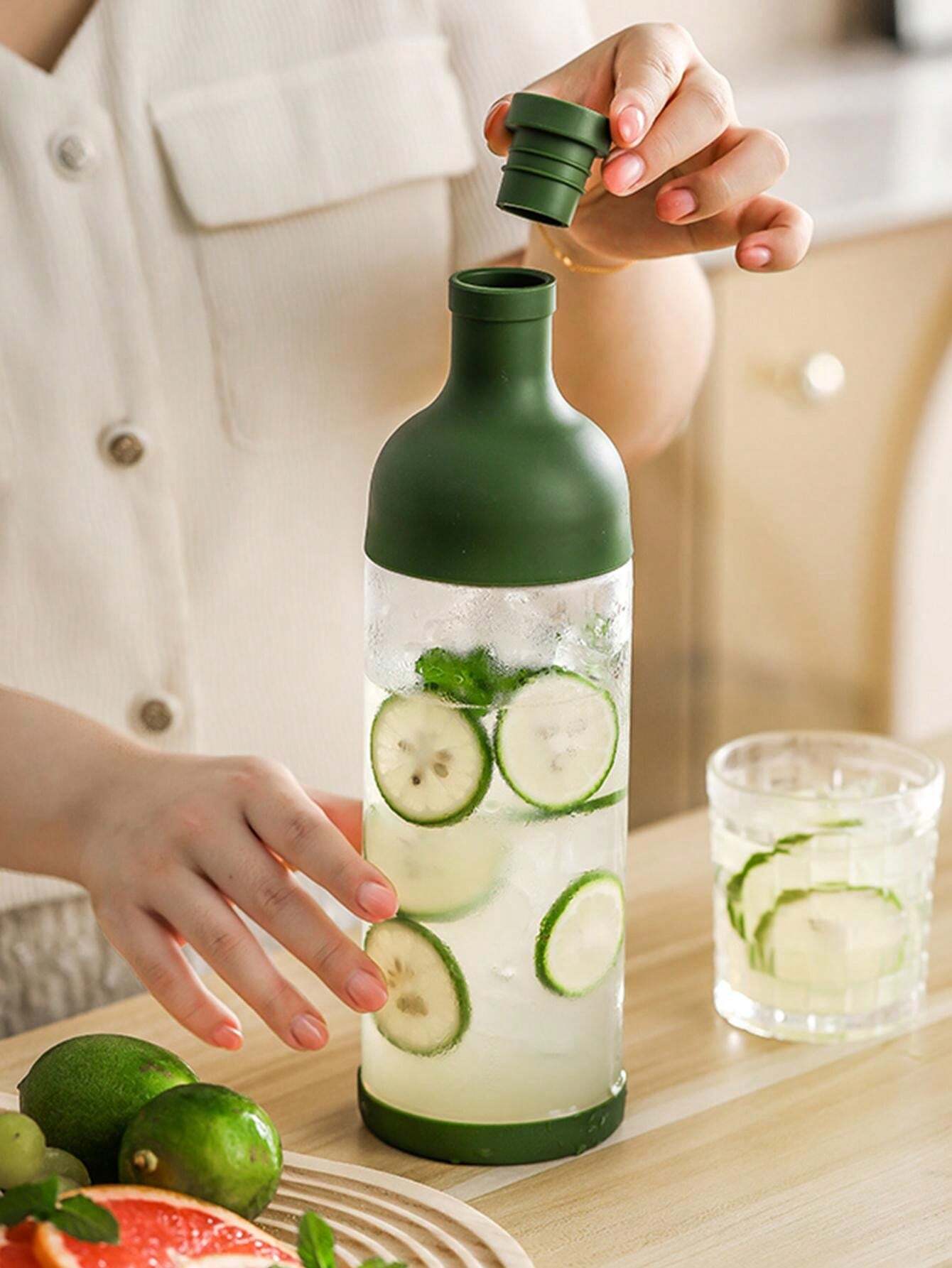 Bottiglia Infusore In Vetro Cristallo Ancient Wisdom – 0,5L Con Tappo A Vite, Per Tè E Pietre Preziose