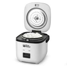 Rice Robot - All In One Personal Rice Cooker, PFAS-Free, Nonstick. 1.2 Quart Capacity, With Stainless Steel Steamer Tray, Measuring Cups, Recipe Book With 60 Recipes, And Serving Spoon - Close It, Click It, Cook It - Mặc định - Xem 2