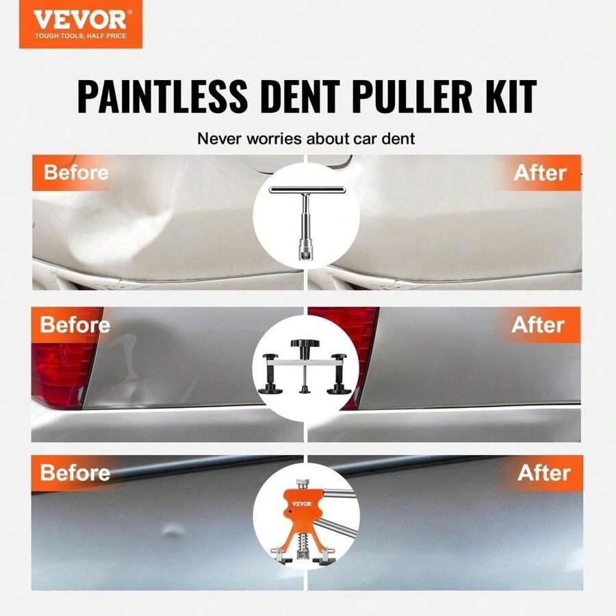 Ultimate 69 PCS Dent Repair Kit Professional Paintless Auto Body Tool