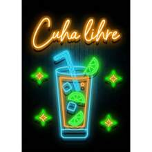 1pcÁp phích nghệ thuật đồ uống phong cách neon hiện đại Trà sữa trân châu Espresso Martini Cocktail in tường Tranh vải Trang trí quầy bar tại nhàKhông có khung - Nhiều màu - Xem 36
