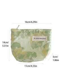 Makeup Bag,Portable Cosmetic Bags For Women,Coin Purse Lipstick Cosmetic Accessories Organizer,Travel Kit Storage Pouch,Makeup Bag For Sanitary Towel,Travel Bag For Women,Travel Washroom Bag,Travel Essentials,Birthday Gifts For Women,Makeup Organizer,Makeup Brushes Set Storage,Home Storage,Flower Pattern Storage Bag,Cute Stuff For Girls,Party Gift,Home Supplies,Beauty Tools,Gel Nail Polish Storage,Makeup Bags With Zipper,Cosmetic Pouch