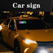 柔性LED显示屏，APP控制车载广告屏，全彩智能车贴，IP65防水，柔性屏幕显示，内容可编辑，USB接口，带动态闪烁恶魔眼的汽车挡风玻璃柔性LED显示屏，APP可编程柔性LED屏 - 彩色 - 查看 2