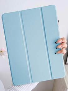 Blue Phone Case 1pc Tablet Protective Case Compatible With Ipad, Soft Anti-Fall Protection, Ultra-Thin/Smart Stand/Auto-Wake Protective Case For TPU Leather Apple IPad Mini 4/5/6, 9.7/10.2/10.5 Inches, Air 4/5/6, 10th Gen, 10.9 Inches, Pro 11 Inches, Air 11(M2) , Air 13 And Pro 11(M4)-Baby Blue