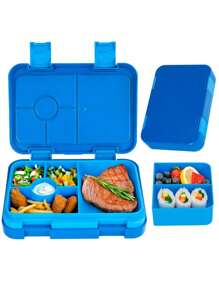 1 件学生分隔密封水果盒沙拉盒、工作便当盒、外带午餐盒、大容量便当盒、分隔午餐盒（可拆卸隔层） - 彩色 - 查看 14