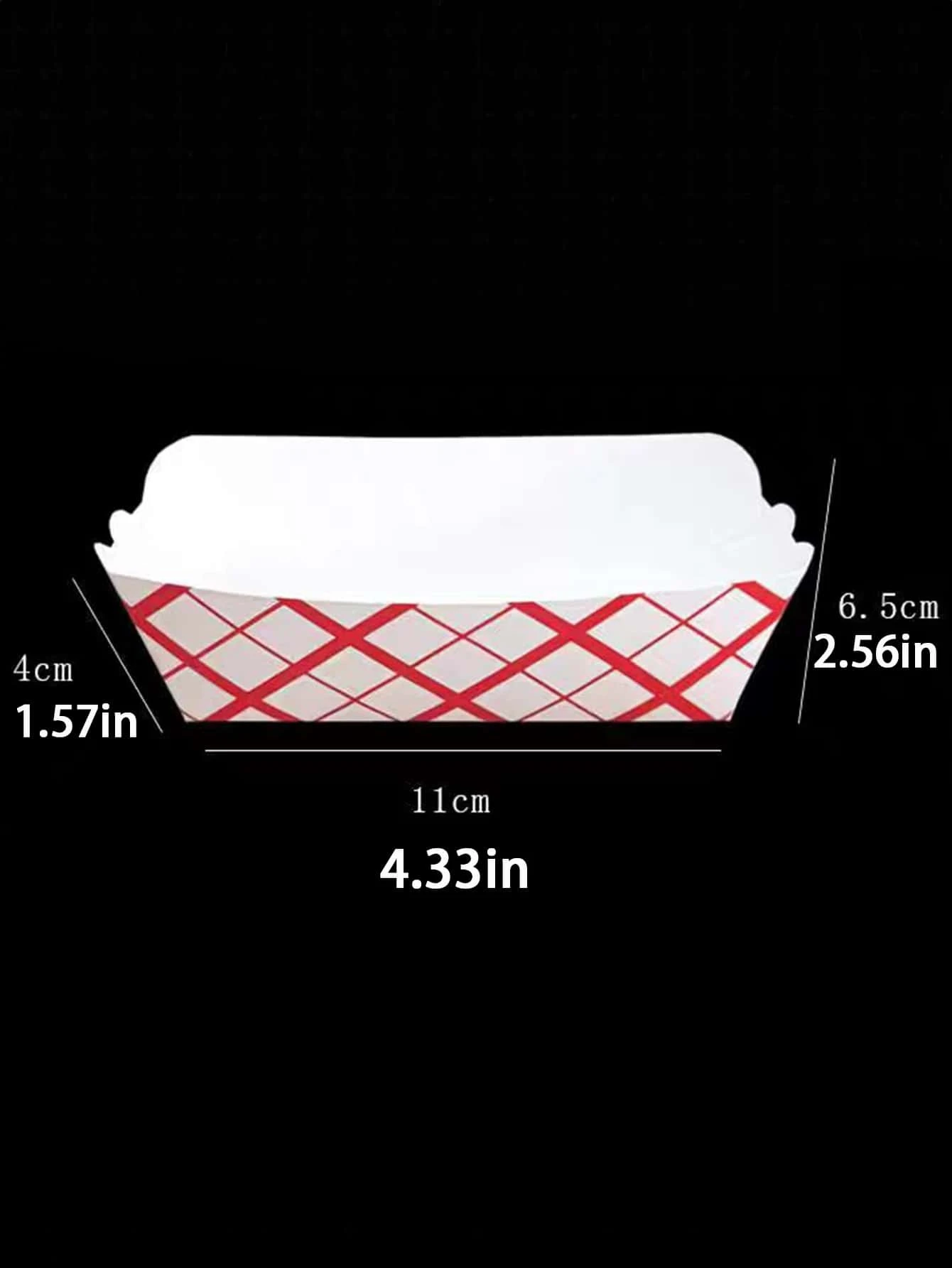 10pcs Disposable BoatShaped Boxes, Suitable For Packaging French Fries