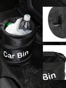 1 pieza Papelera plegable y práctica para auto - Bolsa de basura colgable para respaldos de asientos - Contenedor de desechos y bolsa de almacenamiento para accesorios interiores de automóvil, regalo para hombres, papelera de auto, contenedor de almacenamiento en espiral, papelera plegable, contenedor de desechos, bolsa de almacenamiento, accesorios interiores de auto, accesorios de auto, papelera a prueba de fugas, bolsa refrigeradora de auto, bolsa de basura, papelera