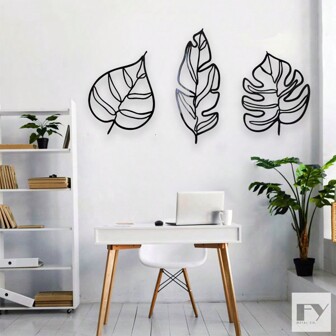 3 件现代墙面装饰，简约餐厅客厅墙壁背景装饰吊坠，家居和客厅墙壁装饰，家居装饰，房间装饰，墙壁装饰