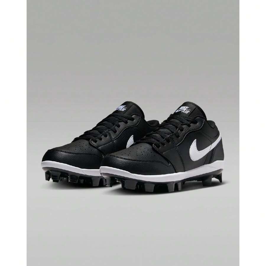 Nike Air Jordan 1 Retro MCS Low CJ8524011 Men's Black Baseball Cleats
