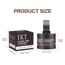 ikt Polvo para el cabello - Cobertura instantánea, efecto de maquillaje natural - Adecuado para cabello ralo y retoque de raíces - Incluye aplicador de esponja, portátil - Multicolor - Ver 6