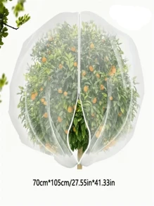 Garden Mesh Bags With Zipper: Protective Net Cover For Fruits And Vegetables, Bird Barrier Net Bags To Prevent Insects, Cicadas, Squirrels - Multiple Sizes Polyester Net