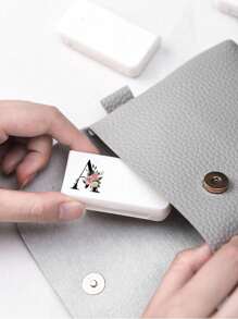 Mini Pill Box With Three Compartments, Portable Pill Organizer, Pink Floral Pattern-Black Letters A-Z,Compact And Convenient, Suitable For Travel Medicine Box, Cute Weekly Travel Pill Case Organizer, Independent Compartment Case,Supplement Case For Pocket Or Purse -3 Grids Travel Medication Carry Case - Daily Vitamin Organizer Box, Medicine Container