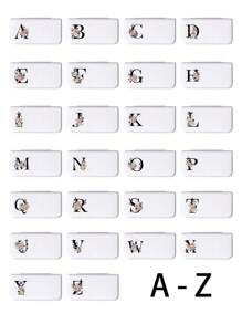 Mini Pill Box With Three Compartments, Portable Pill Organizer, Pink Floral Pattern-Black Letters A-Z,Compact And Convenient, Suitable For Travel Medicine Box, Cute Weekly Travel Pill Case Organizer, Independent Compartment Case,Supplement Case For Pocket Or Purse -3 Grids Travel Medication Carry Case - Daily Vitamin Organizer Box, Medicine Container