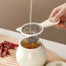 2pcs,Multifunctional Metal Mesh Strainers With Handle - Perfect For Juicing, Straining Tea, Flour, Soy Milk, And More - Kitchen Gadgets And Tools For Effortless Food Prep - Multicolor - View 5