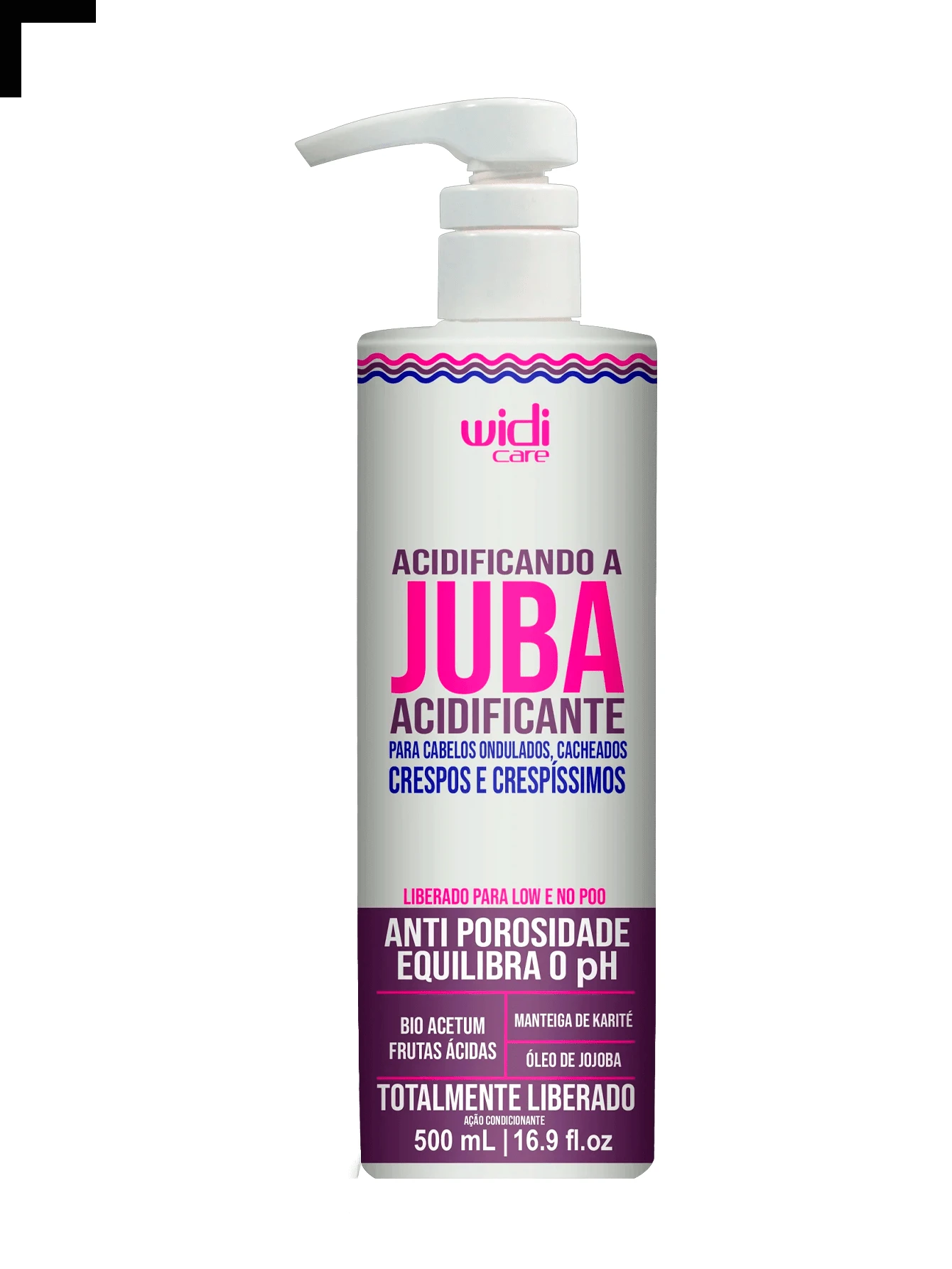 Widi Care Juba Acidifying Acidifying Mane 500ml (For Wavy, Curly And Very Frizzy Hair) - 300ml - View 1