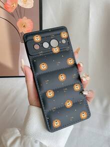 1 Ốp lưng điện thoại TPU mềm màu đen mờ có hình sư tử hoạt hình dễ thương nhiều màu sắc, phù hợp với điện thoại Pixel 8 Pro - Nhiều màu - Xem 2