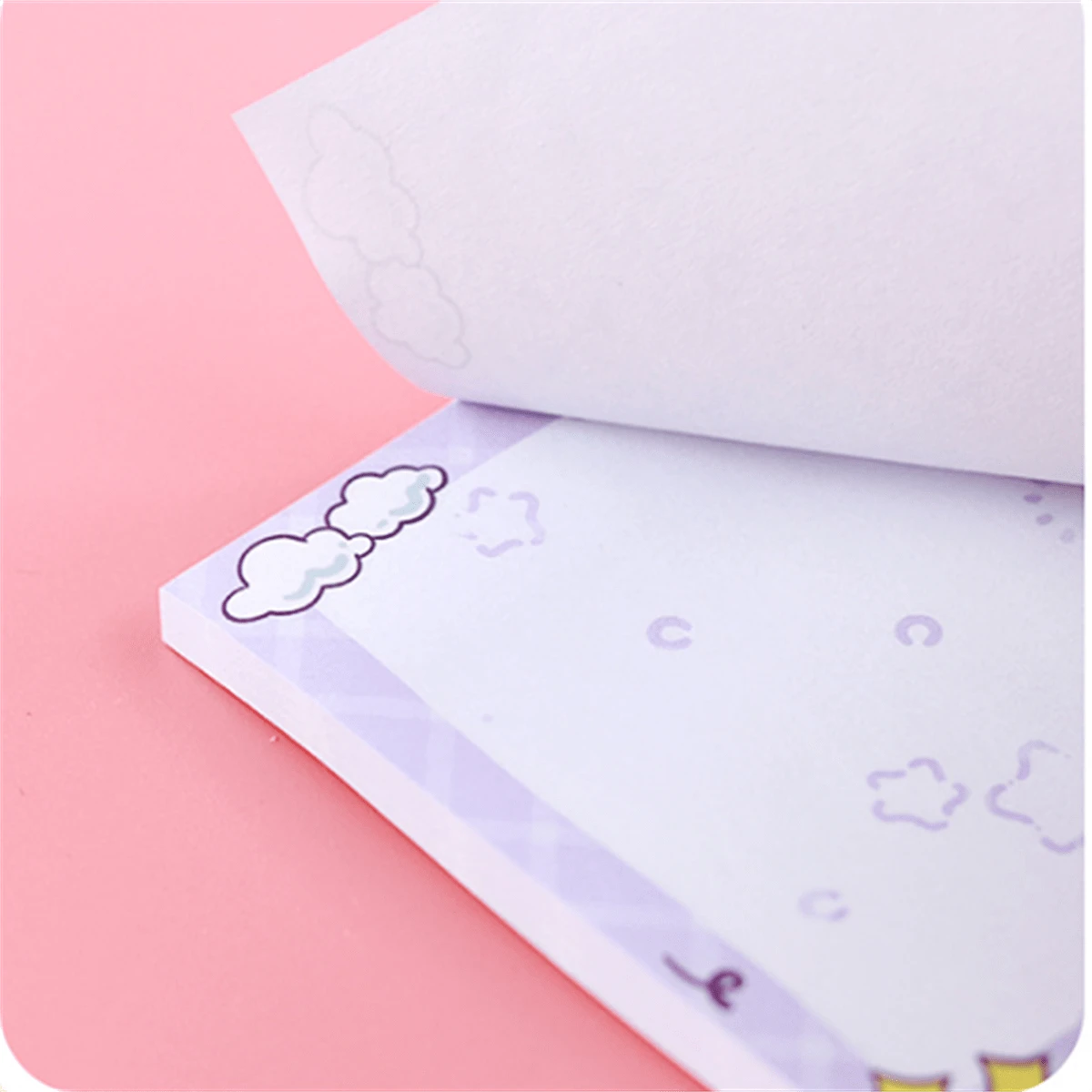 100pcs Cute Cartoon Girl Design SelfAdhesive Sticky Notes, Strong