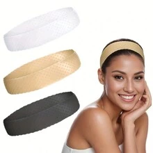 Regulowany silikonowy uchwyt na perukę, silikonowy uchwyt na perukę, mocny uchwyt na głowę, peruki antypoślizgowe, przezroczysty pasek do uprawiania sportu - Wielokolorowe - Zobacz 6