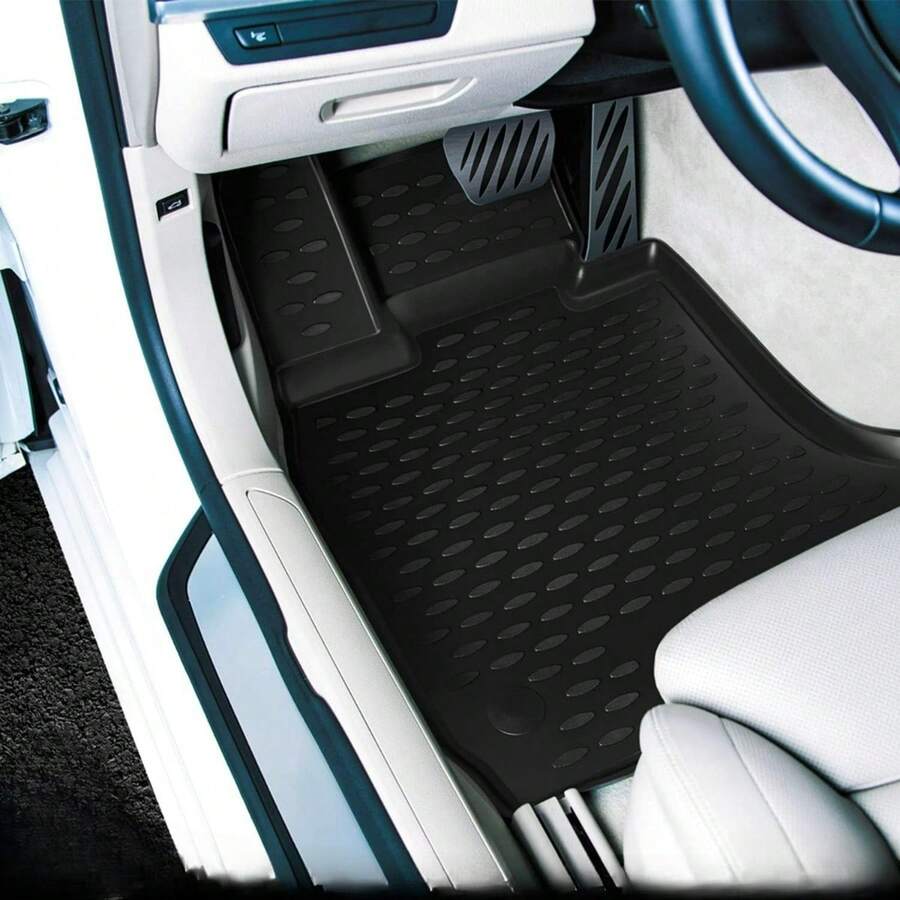 Car Mats All Weather 3D Custom Fit Rubber Mat Waterproof Odorless TPE