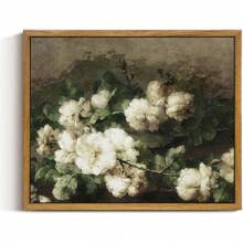 1 件 InSimSea 带框帆布墙面艺术复古装饰，草地与花朵绘画墙面艺术印刷品，风景墙面艺术适用于客厅装饰卧室家居浴室墙壁装饰无框 - 彩色 - 查看 21