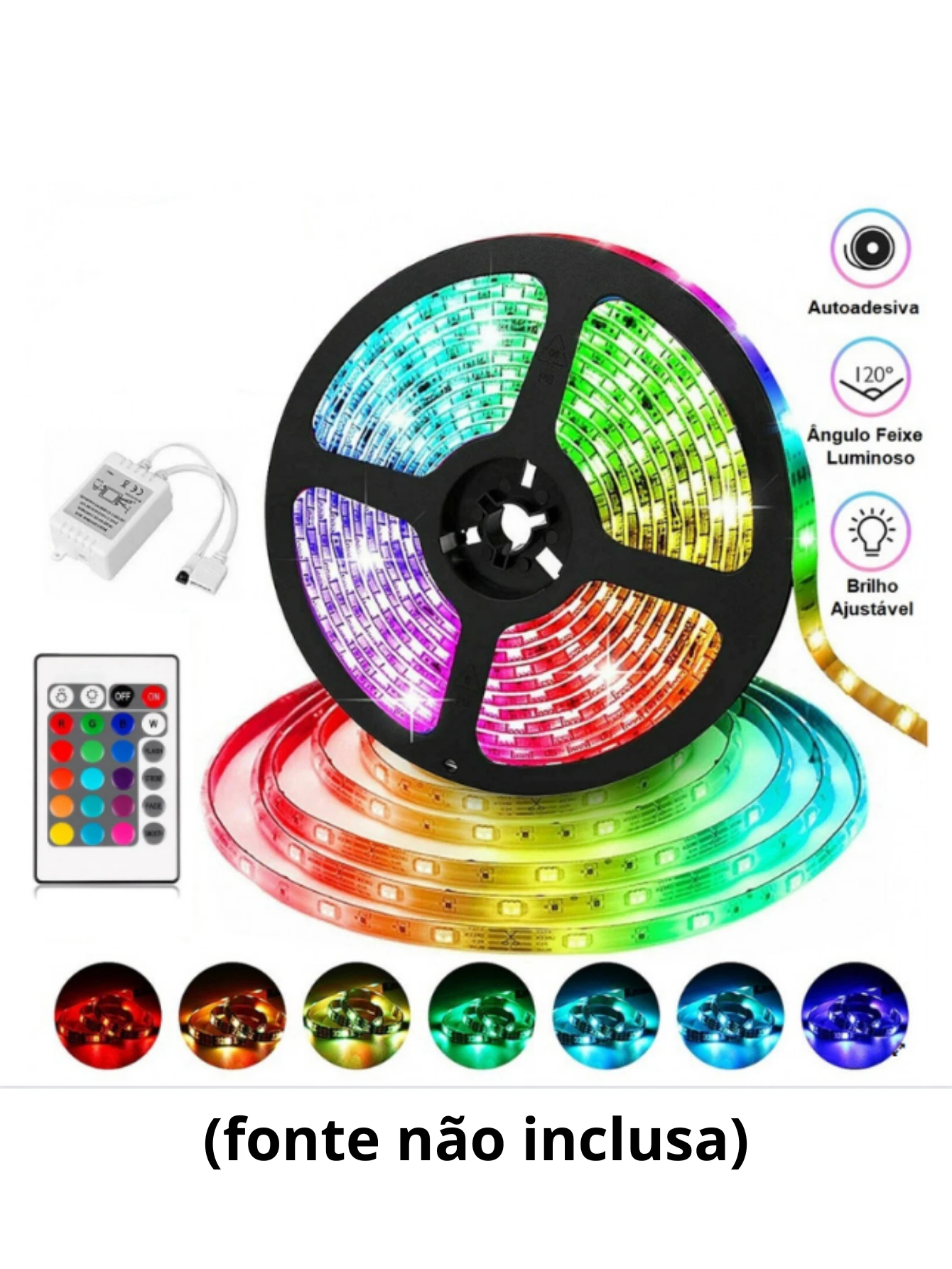 RGB Strip 3528 Super Led 5M Various Colors Without Power Supply With