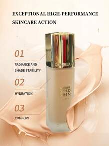 Guerlain Parure Gold Skin Matte Foundation SPF15 #0N Estilo Mate 35ml/1.1 Oz | Fundación de alta perfección sin transferencia para un acabado mate perfecto | Uso de 24 horas con hidratación y cuidado | Proporciona cobertura total manteniendo el brillo natural de la piel | Protección SPF 15 contra los rayos UV