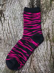 1 Đôi Tất Sọc Bò Cho Nam, Đầy Không Khí Thiên Nhiên, Mang Đến Món Quà Của Thiên Nhiên, Tất Không Khí Đơn Giản Và Đa Năng - Nhiều màu - Xem 17