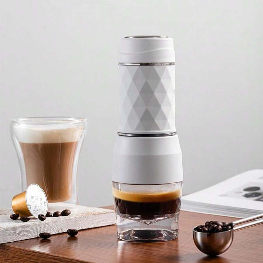 3 In 1 Portable Coffee Machine Manual Capsule Espresso Machine For