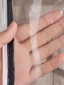 衣服挂袋衣服防尘罩衣物防尘袋家用透明防水大衣西装可水洗 - 千鳥格黑色 - 查看 7