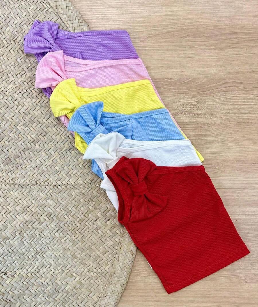Women's Children's Blouse With Bow 4 To 10 - 查看 1