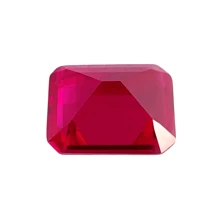 One 100% Lab Grown Ruby Various Shapes Gemstone For Charms Advanced Jewelry Making Materials(The Size Is Based On The SKU Image)