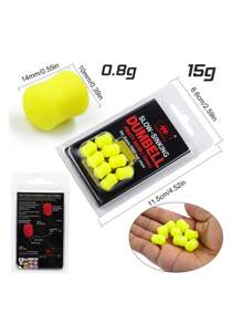 SOUGAYILANG 1box Carp Bait Soft Fishing Lure - Yellow - View 3