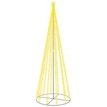 Warm White Christmas Cone Tree 5ft X 16ft With 732 Lights Holiday Decorative Outdoor Display