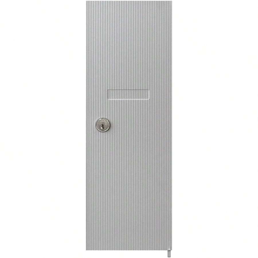 Replacement Door And Lock For Vertical Mailbox With Keys, Aluminum