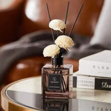 Decoration, Gift Suitable For Desk, Bedroom, Bathroom, Living Room Ornaments, Tabletop Decor Flameless Scented Candles, Gift For Tabletop Decor, Air Freshener 50ML - With 5 Fragrance Sticks, Used For Bathroom Deodorizing, Bedroom Fragrance, Home Decor, Glass Bottle, Rectangular, Featherless, Long-Lasting Fragrance Oil - Ideal For Eliminating Toilet Odor And Creating A Fresh Ambiance,Aromatherapy,House Freshener,Diffuser,Gift,Home Decor Gifts Birthday Graduation - 50毫升-1pcs - 查看 7