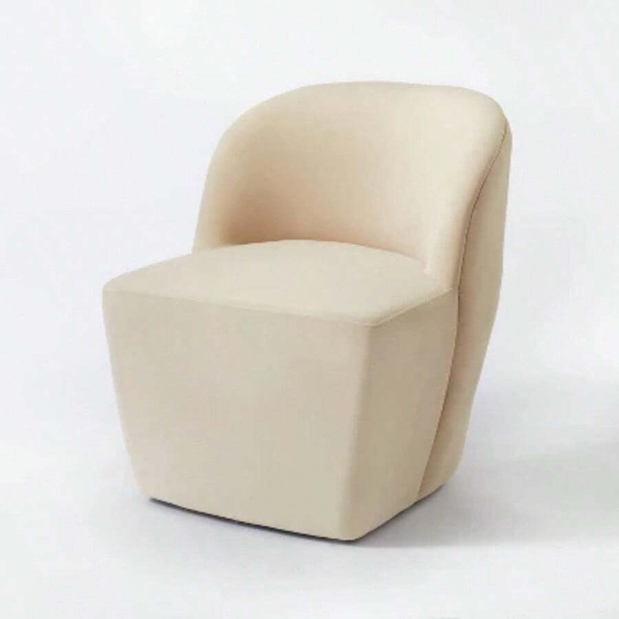 Pasadena Swivel Accent Chair - 米色 - 查看 1
