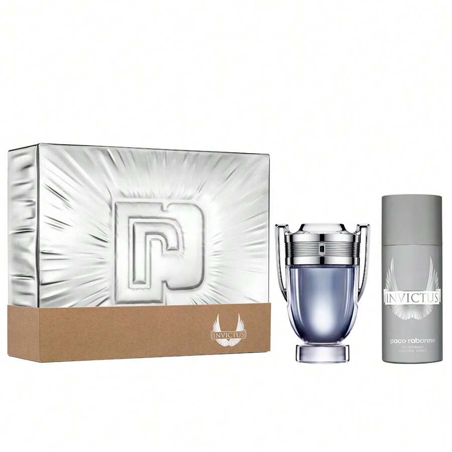 Paco Rabanne إنفيكتوس - عطر تواليت 100 مل + مزيل عرق 150 مل - التوصيل مجاني خلال 1-3 أيام - متعدد الألوان - مشاهدة 1